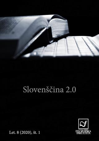 Naslovnica revije Slovenščina 2.0