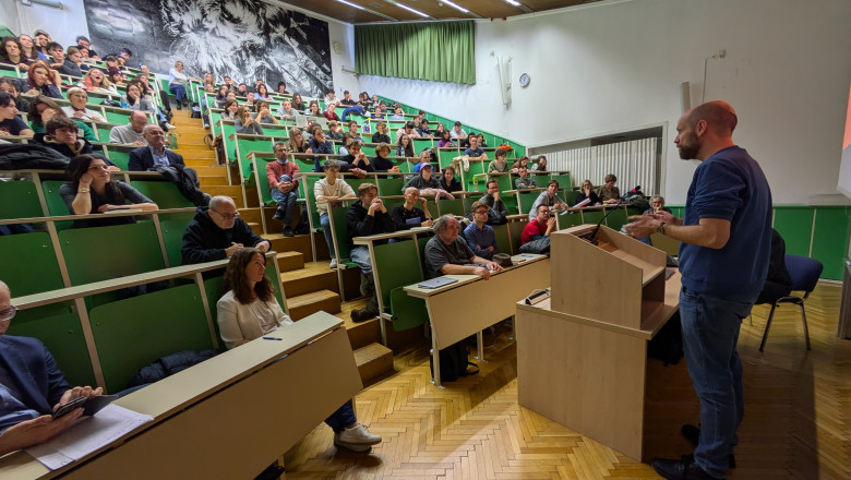 Na Oddelku za filozofijo so obeležili UNESCO svetovni dan filozofije. (foto: Vojko Strahovnik)